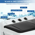 thumbnail image 5 of Veeboto 30lbs Portable Washing Machine, Twin Tub 19Lbs Washer 11Lbs Spinner Capacity, Built-in Gravity Drain, Wash Machine for Camping, Apartments, Dorms, College Rooms and More, 5 of 8