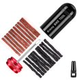 thumbnail image 1 of Aracey Kit de Réparation de Pneus Sans Chambre à Air pour VTT et Vélo de Route, Rame Combinée, Apparence de Capsule Portable – Répare une Crevaison Ou un Pneu Plat, Inclut Outil Plugger et Bouchons - 20 Bacons et 10 Bandes Noires, 1 of 4
