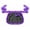 PURPLE, variant on CHUNYAN Apron Housekeeping Half-length Tools Polka Princess Dots Women Bowknot For Cooking Restaurant Cleaning Work Aprons Cute Lace-up