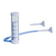 thumbnail image 1 of Dispositivo de ejercicios de respiración con mancuernas portátiles para mejorar la resistencia. Azul, 1 of 8