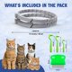 thumbnail image 2 of Collar antipulgas y antigarrapatas para gatos BKRMART, 8 meses, impermeable, 2 unidades, 2 of 7