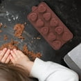 thumbnail image 5 of Chocolate Mold Heart Molds Silicone Molds Heart Chocolate Molds 10-Design Love Rose Silicones Molds Non-Stick Baking Molds For DIY Valentine's Day Chocolate Candy Gummys, 5 of 9