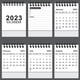 thumbnail image 4 of Injueey Año 2022-2023, calendario de septiembre a diciembre, papel escolar para dormitorio, calendario mensual, planificador de mesa, Bloc de notas, Decoración del hogar Blanco Injueey HA065394-02, 4 of 6