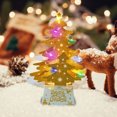 thumbnail image 1 of Decoraciones navideñas Mini Escritorio Adornos para árboles de Navidad Árbol de Navidad brillante con juego de luces Wmkox8yii gf8701, 1 of 2
