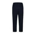 thumbnail image 4 of Diufon Men's Casual Corduroy Pants Drawstring Waist Wide Leg Cropped Pant Fall Winter Warm Trousers with Pockets, 4 of 5