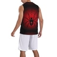 thumbnail image 2 of Naloa Spider on the Web Basketball Jersey Reversible Men's Mesh Athletic Sports Shirts Training Practice S-4XL4X-Large, 2 of 6