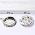 thumbnail image 2 of 5pcs Stainless Steel Air Vent Louver , Silver Round Mesh Hole Vent For Kitchen , Bathroom , Cabinet, 2 of 5