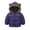 Deep blue, variant on Usaibhir Baby Winter Coat Cute Teddy Bear Hooded Jacket Warm Fleece Outerwear Windproof Toddler Boys Girl 1-6T