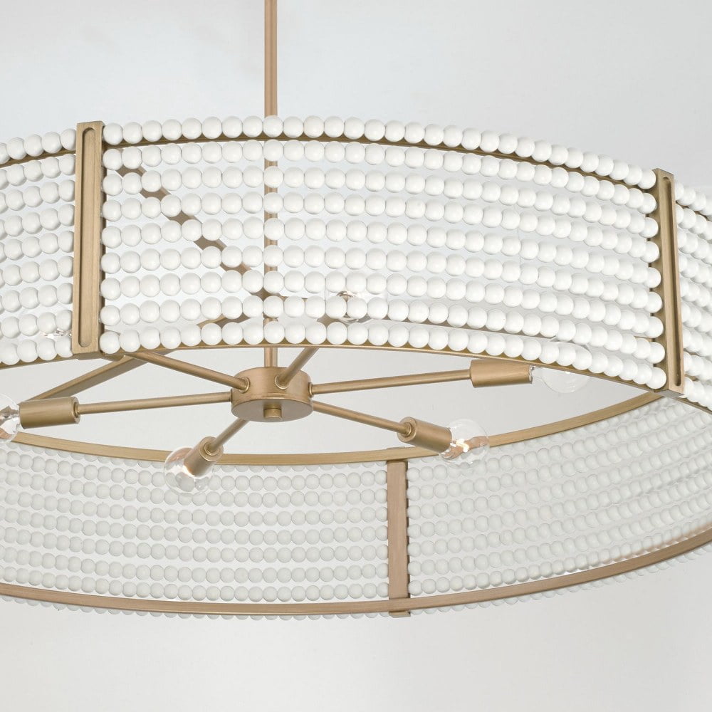 Capital Lighting - Brynn - 6 Light Chandelier In Transitional Style-7 Inches