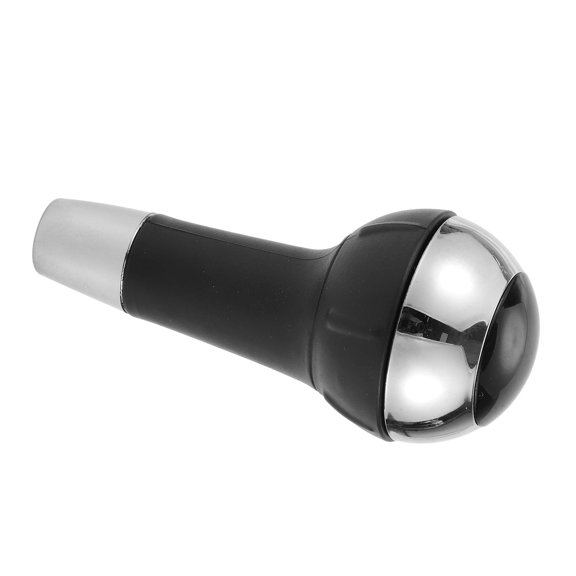Unique Bargains Shift Knob Automatic?Stick?Shifter Lever Knob for FIAT 500 12-14 16 17 Plastic Chrome Silver Tone Black