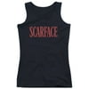 Scarface 1983 Al Pacino Drug Crime Drama Movie Logo Juniors Tank Top Shirt