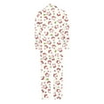 thumbnail image 3 of WOYY Christmas Family Matching Pajamas Long Sleeve Silk Nightwear Holiday Sleepwear 2Pcs Set(Dad's), 3 of 3