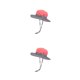 thumbnail image 3 of Sonducket Sombreros para el sol Sombreros cómodos Niños Adultos Sombrero de verano Ajustable Cola de caballo Agujero Sombrero de pescador para Type2 NO2, 3 of 6