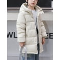 thumbnail image 6 of FEOYA Warm Coats for Kids Winter Coat Girls Outerwear Boys Long Thick Jacket Kids Hooded Jacket Children's Heavy Coat 7-8 Years, 6 of 7
