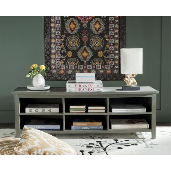 SAFAVIEH Sadie Low Bookshelf Ash Grey
