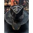 thumbnail image 5 of Mens Cowboy Hat Punk Style Western Cowboy Hat Skull Hat, 5 of 5