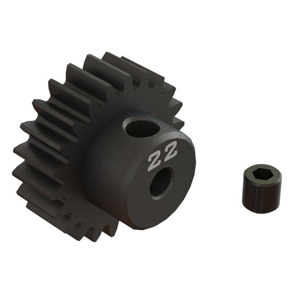 ARRMA 22T 0.8Mod 1/8 Bore CNC Steel Pinion Gear ARA311084 Gears & Differentials