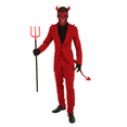 thumbnail image 6 of Red Suit Devil Adult Costume, 6 of 9