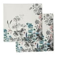 thumbnail image 1 of Vargottam Collection de Luxe Linge de Table Décor Serviette en Coton Tissu Imprimé Serviettes Réutilisables Ensemble de 6, 20 X 20 - Fleurs à l'Aquarelle, 1 of 6