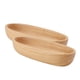 thumbnail image 4 of Bandeja De Madera Ovalada, Plato De Madera De Madera De Caucho Para Mesa De Comedor Cergrey Wooden Towel Tray, 4 of 8