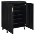 thumbnail image 3 of Brixton 2-door Entryway Shoe Storage Cabinets Black, 3 of 11