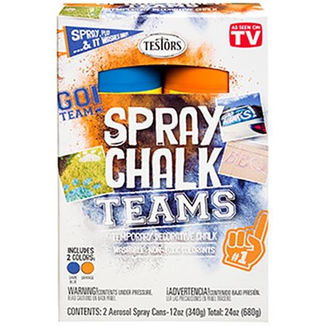 Testor 251187 Orange & Blue Spray Chalk Teams Pack of 2 Walmart Canada