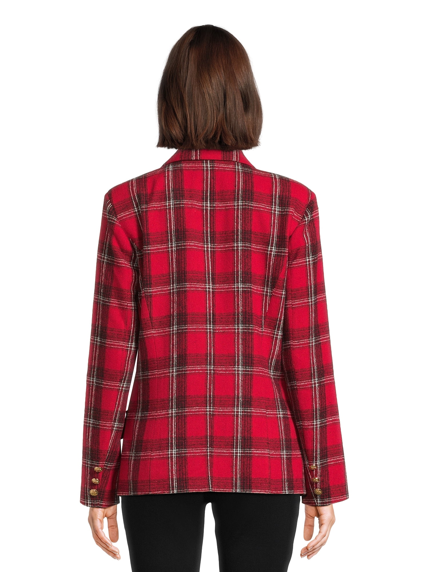 Attitude Unknown Women’s and Women’s Plus Ponte Blazer, Sizes XS-3X