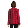 thumbnail image 3 of Attitude Unknown Women’s and Women’s Plus Ponte Blazer, Sizes XS-3X, 3 of 5