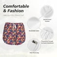 thumbnail image 4 of KLL Skull colorful daisy Pattern Shorts Women,Athletic Shorts High Waisted Running Shorts Pocket Sporty Short Gym Elastic Workout Shorts-Small, 4 of 7
