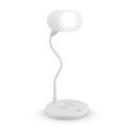 thumbnail image 1 of Graflsoa Multifunctional LED Desk Lamp with Wireless Charging, Bluetooth 5.0 Speaker, 3-Color Adjustable Lighting, and Stepless Dimming in Sleek White Design, 1 of 7