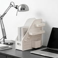 thumbnail image 6 of Desk Pegboard Storage Basket Set - Multi-Compartment Organizer for Dorm & Office, Document & Stationery Basket, Book & School Supplies Storage, 6 of 6