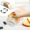 thumbnail image 5 of LLDYYDS Bread Containers Storage Airtight Loaf - Plastic Bread Box with Tray Bread Holder with Airtight Lid for Kitchen Counter, Sandwich Bread Keeper Clear, 5 of 9