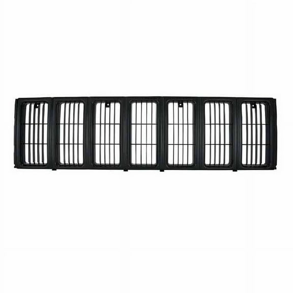 For 97-01 Cherokee Classic, Country, Limited Front Grille Insert Assembly Black