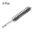 thumbnail image 3 of 5Pcs Bore Brush Stainless Steel 18mm Dia Cleaning Wire Brush Tube Pipe Cleaner with Handle 1/4 Inch Hex Shank, 3 of 6