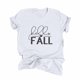 thumbnail image 1 of Blusa Informal Con Estampado de Acción de Gracias Para Mujer, Camiseta de Manga Corta Odeerbi  ODB151342, 1 of 6