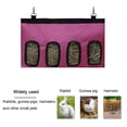 thumbnail image 1 of Hay Bag Hanging Pouch Feeder Holder Feeding Dispenser Container for Rabbit Guinea Pig Small Animals Pet HousePink LUnited States He Qiyong unisex, 1 of 1