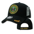 thumbnail image 2 of The Legend Military Caps, Army, Black, 2 of 2