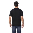 thumbnail image 6 of Zfeel Men's Dry Fit Short Sleeve Poly Shirt, Crewneck Comfortable Tee, Moisture Wicking, Black, S, 6 of 6