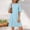 Blue~, variant on Jjayotai No Boundaries Dress Women's Casual T Shirt Dress, Crew Neck Loose Beach Mini Tshirt Tunic Dresses, Sundresses for Women 2025, Womens Summer Dresses Blue~ L