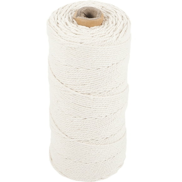 1 Rouleau de Corde en Coton pour Tricotage DIY Macramé Corde en Coton Bricolage