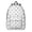 Baseballs and Caps, variant on Baseballs and Flames Blue Backpack for School, Cute School Bag with Adjustable Shoulder Straps and Padded Back, 15.7"x11.8"x5.5"