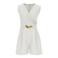 thumbnail image 4 of Mitankcoo Summer Jumpsuits for Women Dressy V Neck Sleeveless Fashion Rompers Shorts Trendy Beach Vacation Outfits, 4 of 8