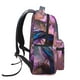 thumbnail image 3 of Disketp Beautiful Flower Blue Bird Mochila Estampada para Hombre y Mujer – Mochila Ligera Clásica con Múltiples Bolsillos para Universidad, Trabajo y Viajes-One Size, 3 of 5