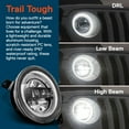 thumbnail image 3 of Faros LED TRUE MODS de 9 pulgadas para Jeep Wrangler JL JLU JT, 3 of 8