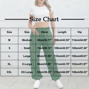 Sweatpants for Women Womens Pants Athletic Open Bottom Running Pants Casual Womens Sweatpants with Pockets Sawvnm Gray M