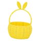 thumbnail image 3 of Cesta tejida a mano, cesta de Pascua con orejas de conejo, cesta de almacenamiento con asa amarillo, 3 of 9