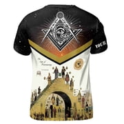 Masonic Shirt, Freemasonry The Structure Of Freemasonry 3D T-Shirt S-5XL