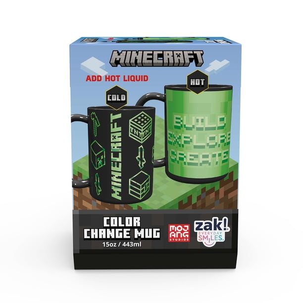 マイクラ Zak Designs Minecraft Color Change 15 Ounce Mug, Creeper - Walmart