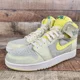 thumbnail image 3 of Ni - ke Ni - ke Air Jordan 1 High Zoom Air CMFT 2 Women's Size 10.5 Yellow Shoes DV1305-800, 3 of 5