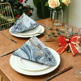 thumbnail image 2 of GZHJMY Soft Reusable Satin Table Decorative Napkins,20x20InX4 PCSWater Wave Sand Gold,Family Dinner Wedding Banquet, Cocktail Party, Kitchen,Birthday Party, 2 of 7